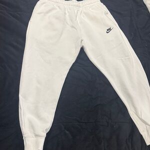 Nike White Jogger Pants